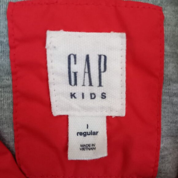GAP Kids Red Hooded Windbreaker Jacket – Size L (10 Years) - Picture 8 of 11